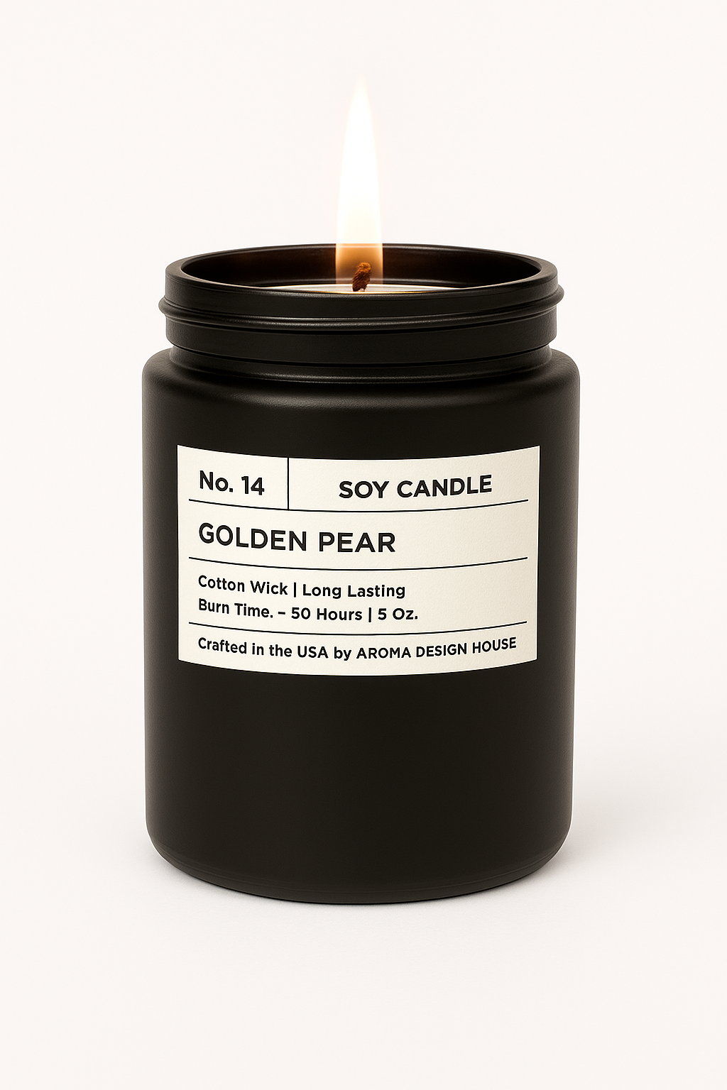 No. 14 Golden Pear — Luxury Soy Candle