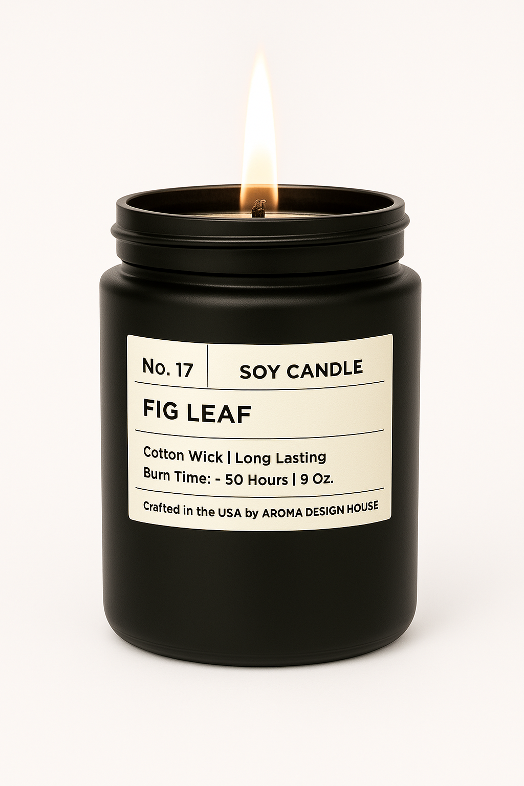 No. 17 Fig Leaf — Luxury Soy Candle