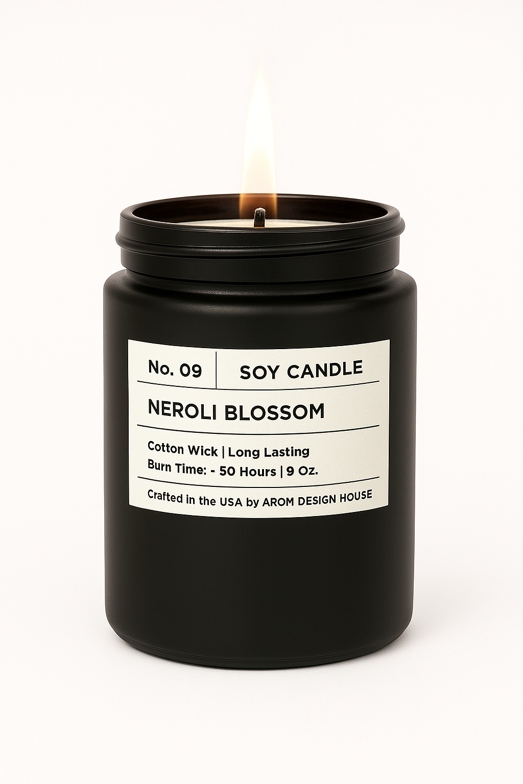 No. 09 Neroli Blossom — Luxury Soy Candle