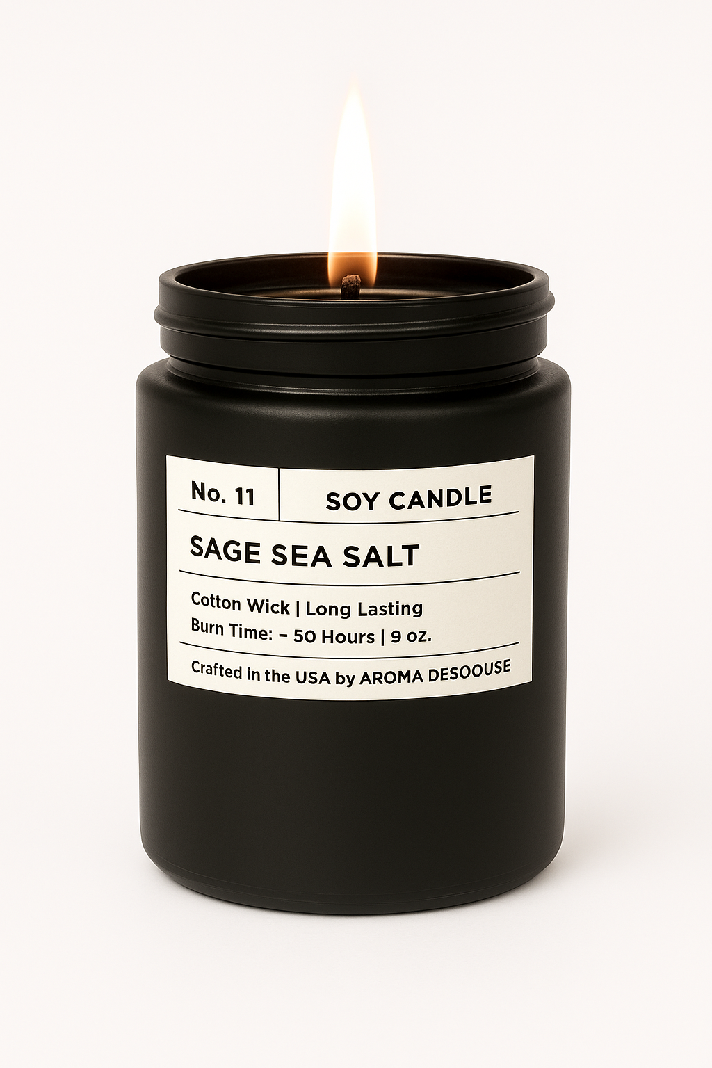 No. 11 Sage Sea Salt — Luxury Soy Candle