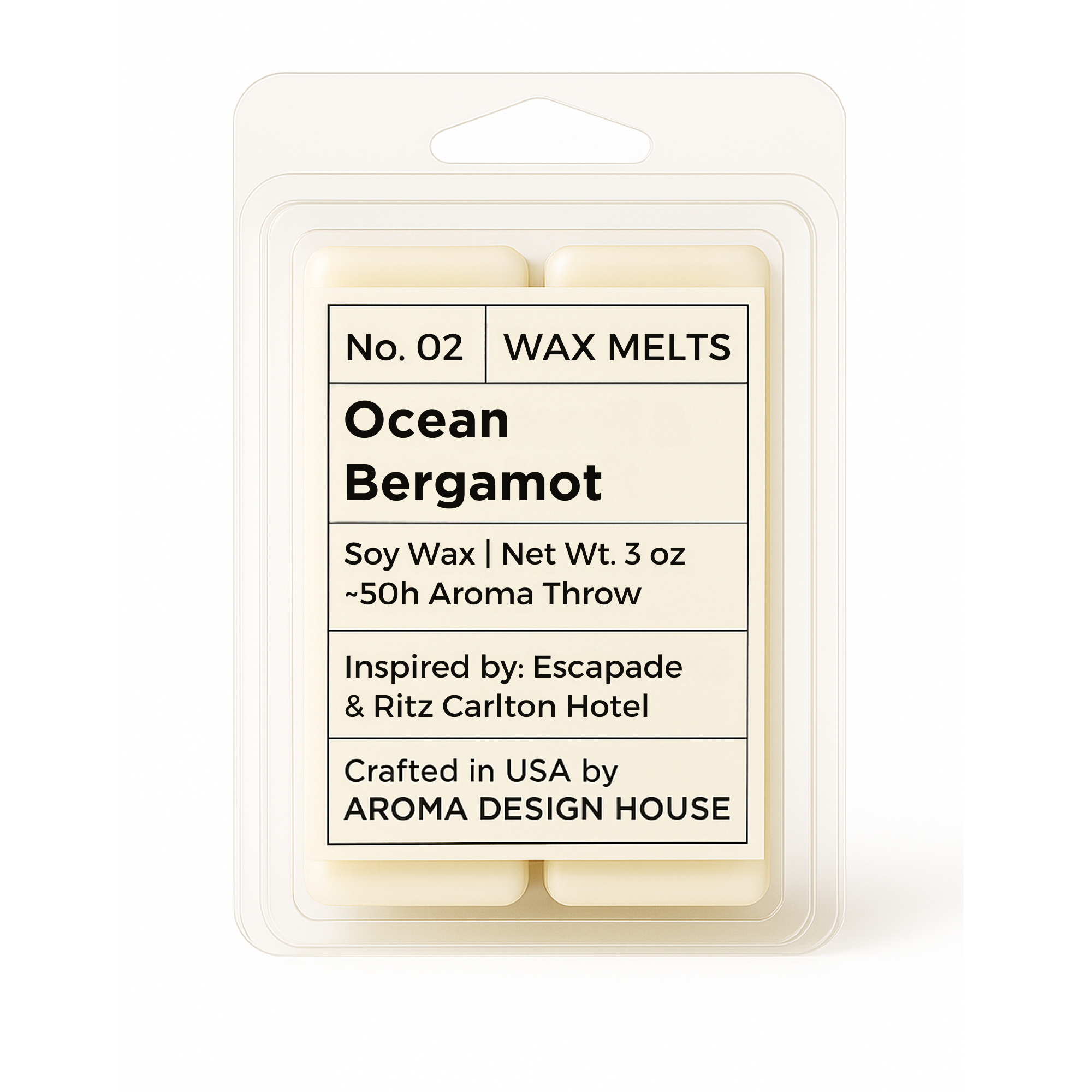 No. 02 – Ocean Bergamot - Inspired by: Escapade & Ritz Carlton Hotel